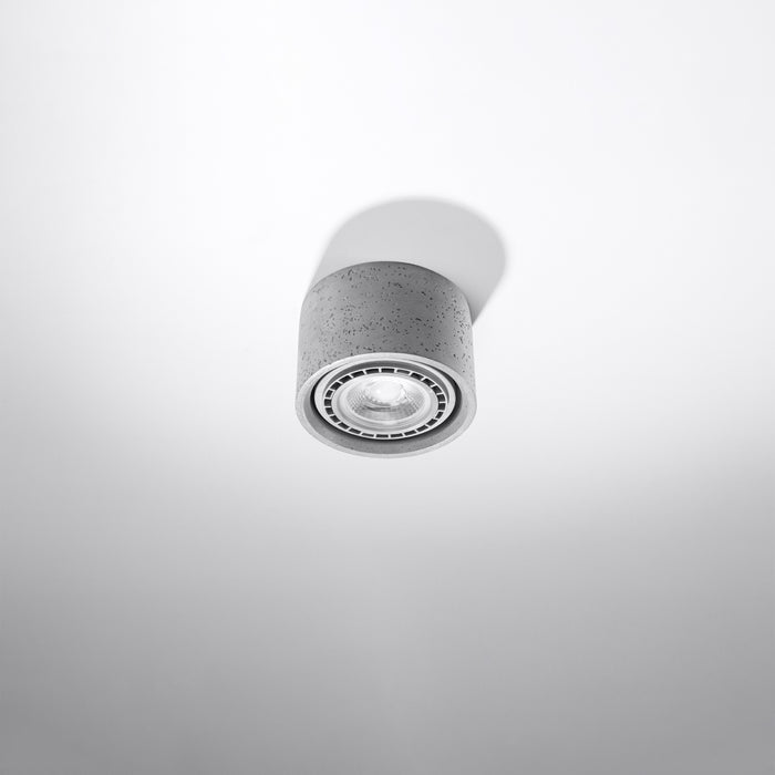 SOLLUX SL.0881 Lámpara de Techo BASIC 1 Hormigón