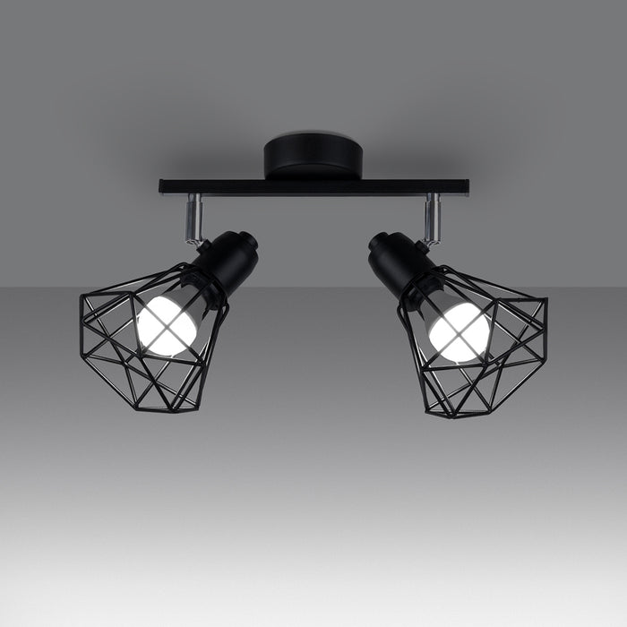 SOLLUX SL.1106 Lámpara de Techo ARTEMIS 2 Negro