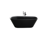 AQUORE 25083 TASMANIA Bañera Exenta Acrílico Negro Mate