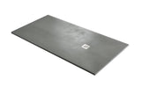 ACQUABELLA BASE Plato de Ducha Textura Beton Color Cemento