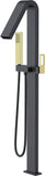 IMEX BBEC32/NGOLD SUECIA Grifo de Bañera Exenta Negro Oro Brillo