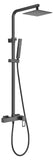 IMEX BDC032/NG SWEDEN Single-Handle Faucet Telescopic Shower Set Matte Black