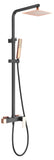 IMEX BDC032/NOR SWEDEN Single-Handle Faucet Telescopic Shower Set Black Rose Gold