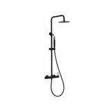 IMEX BDM039/NG MONZA Black Matte Telescopic Single-Handle Shower Faucet Set
