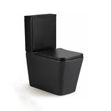 NOVOBATH PARIS Complete Rimless Compact Black Toilet