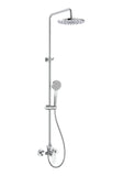 ROCA A5A9A4FC00 VICTORIA M-PLUS Single-Handle Chrome Telescopic Shower Column Faucet