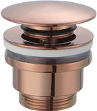 IMEX VCC023 Click-Clack Valve PVD Rose Gold Brushed