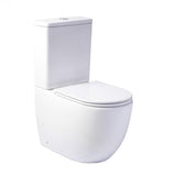 BATHME B00334 NOVA Rimless Complete Toilet White