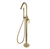 RAMONSOLER 368503DOC ALEXIA Grifo Columna Baño Ducha Con Equipo Color Oro Cepillado