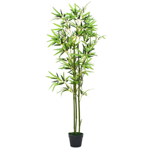 VXL Planta De Bambú Artificial Con Maceta 150 Cm Verde 5 a 7 Días VXL 
