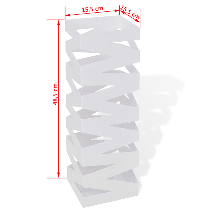 VXL Paragüero soporte para bastones de acero 48,5 cm