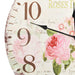 VXL Reloj De Pared Vintage Con Flores 60 Cm 5 a 7 Días VXL 