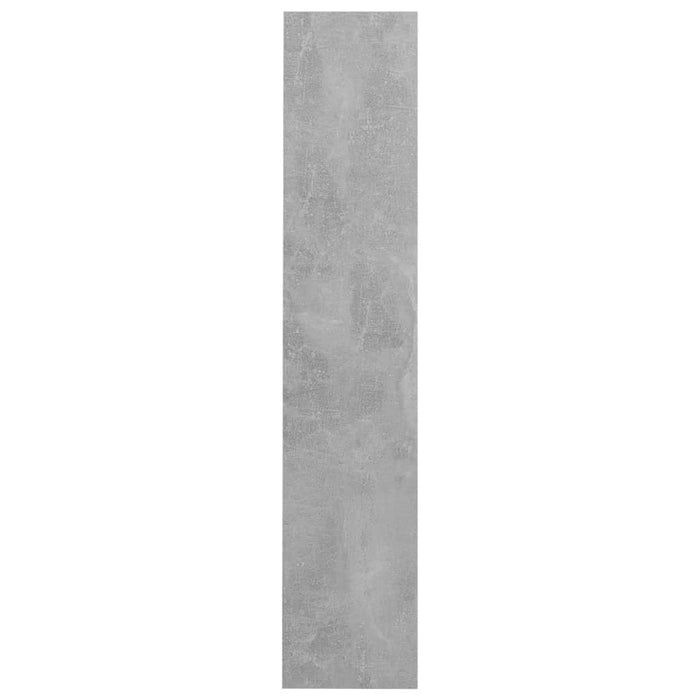 VXL Zapateros de pared 2 uds aglomerado gris hormigón 60x18x90 cm