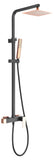 IMEX BDC032/NOR SWEDEN Single-Handle Faucet Telescopic Shower Set Black Rose Gold