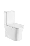 AQUORE NIKKO Rimless Toilet Complete Compact White