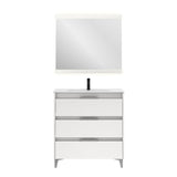 AMIZUVA C0073853 SUKI Complete Set 3 Drawers 80 White Gloss
