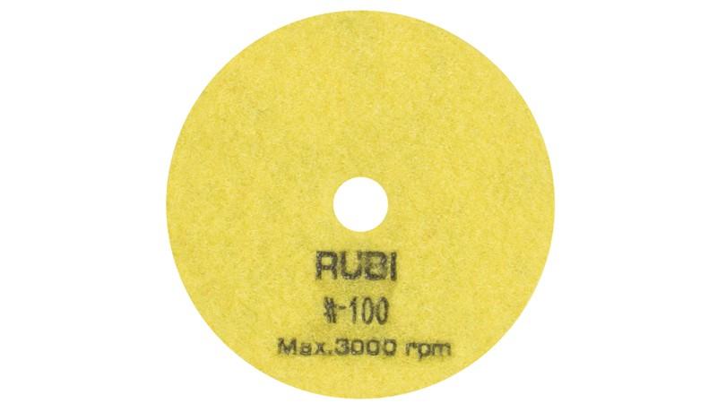 RUBI 62971 Disco Flexible Diamantado Para Pulir 100 mm Grano 100 7 a 10 Días Rubi 