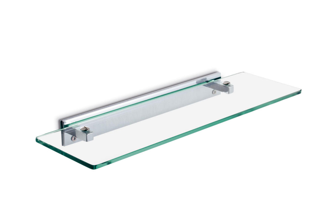 BELTRAN 451 TURIN Shelf 45X12 Adhesive Chrome Glass