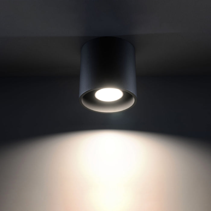 SOLLUX SL.0016 ORBIS 1 Ceiling Lamp Black