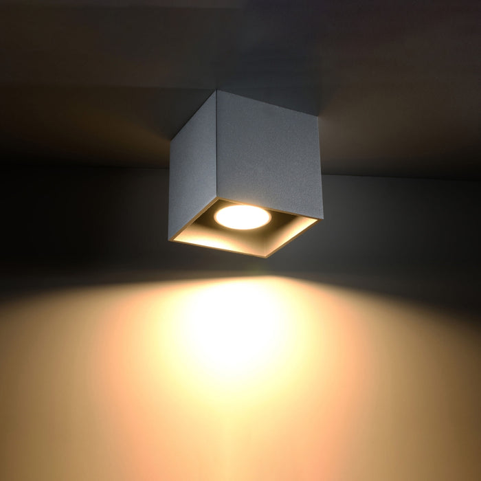 SOLLUX SL.0024 Lámpara de Techo QUAD 1 Gris
