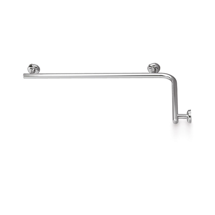 BELTRAN 2965 HANDLES 90º Angled Handle Stainless Steel 2 Right Walls Antd.51.5X96.5