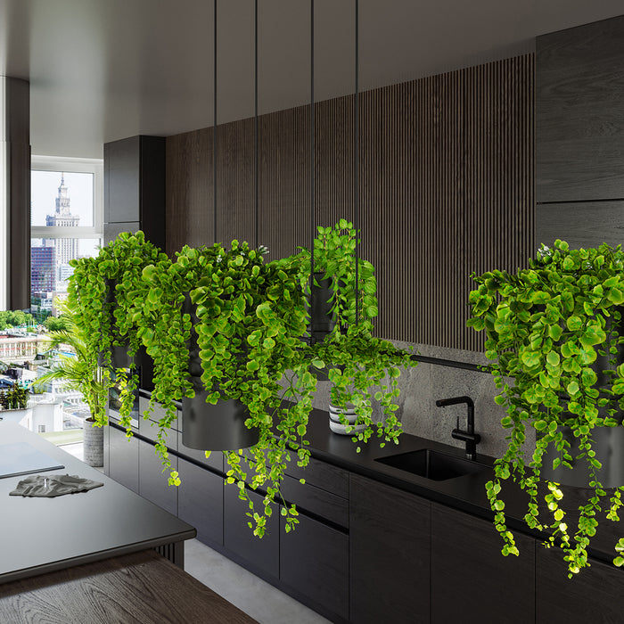 SOLLUX TH.004CZ Lámpara Colgante KUKKIA Negro