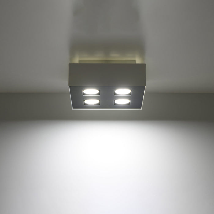 SOLLUX SL.0069 MONO 4 White ceiling lamp