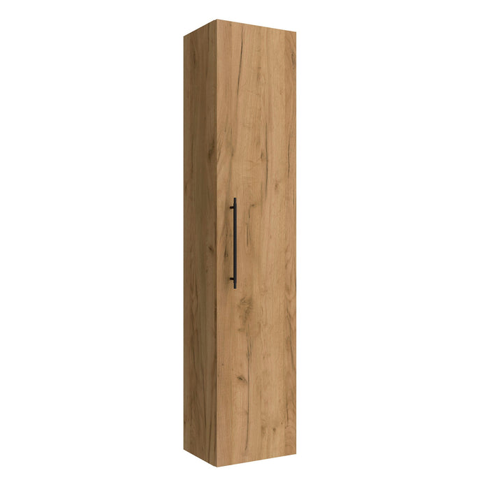 SALGAR SILANE Columna Mueble Roble África Con Tirador Negro