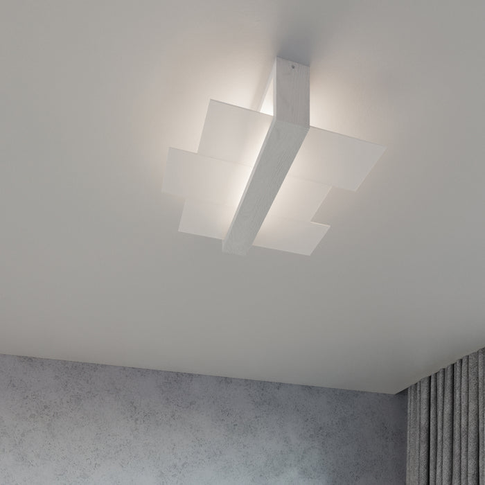 SOLLUX SL.0078 FENIKS 2 White Ceiling Lamp