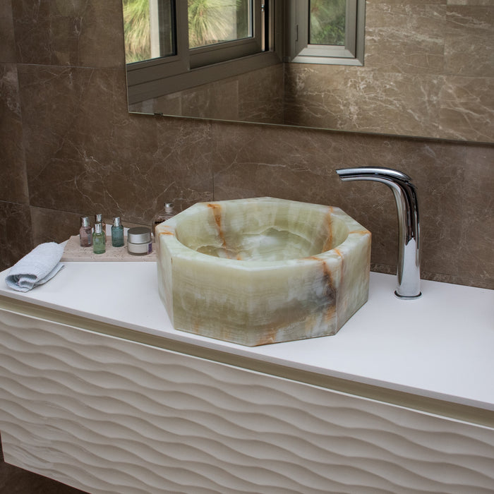 FORZINI FZ-LG-ON-MB-113 TIBERINUS Lavabo de ónix Verde claro