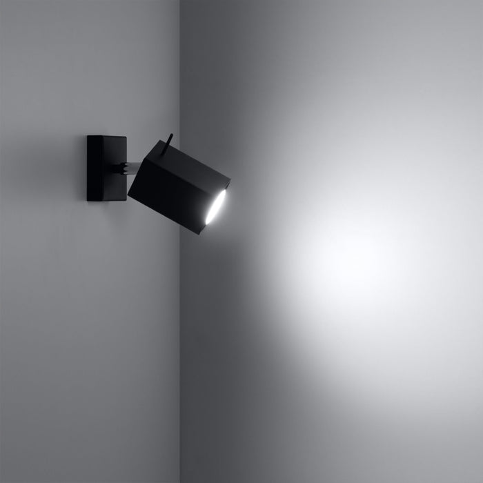 SOLLUX SL.0099 MERIDA Wall Lamp Black