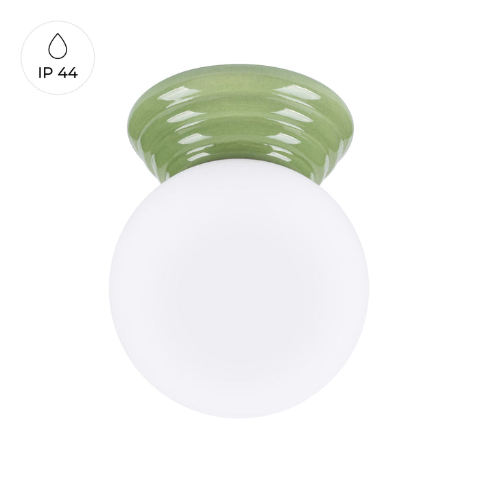 SOLLUX SL.1900 Lámpara de techo ZORI verde IP44 verde oliva