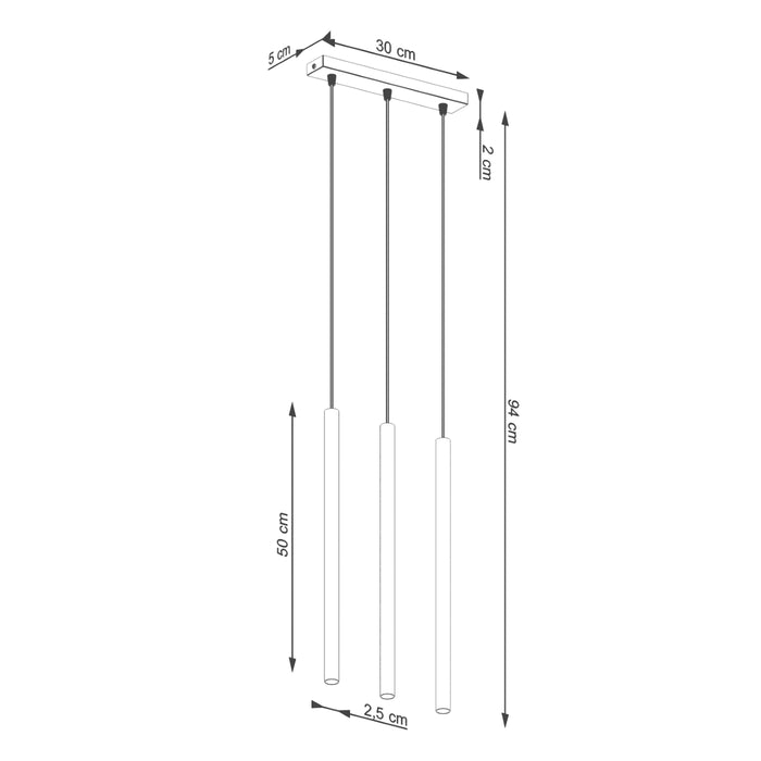 SOLLUX SL.1514 Lámpara colgante PASTELO 3 beige beige