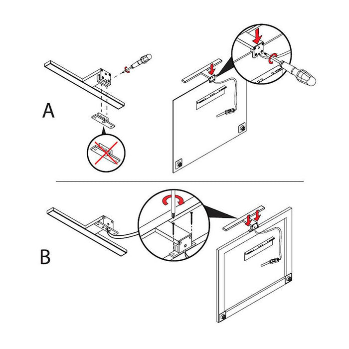 OXEN 213814 GUERRERO Aplique Led 45 Cm Negro