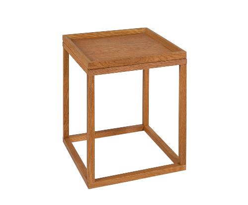 ANDREA HOUSE MU20135 Mesa Madera Roble 40X40X50Cm