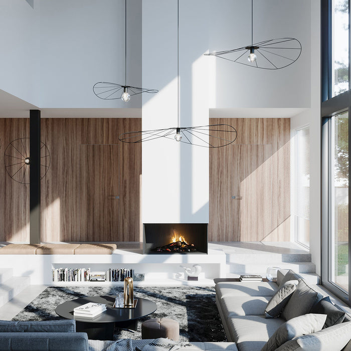 SOLLUX TH.010CZ Pendant Lamp ESKOLA 70 Black