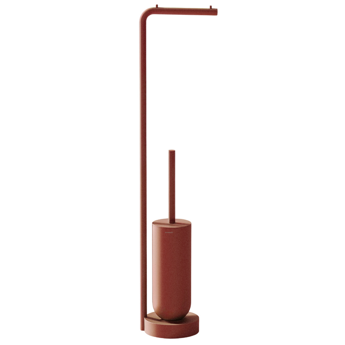COSMIC WJC277A0097088 GEYSER Escobillero Suelo Con Portarrollos Terracotta