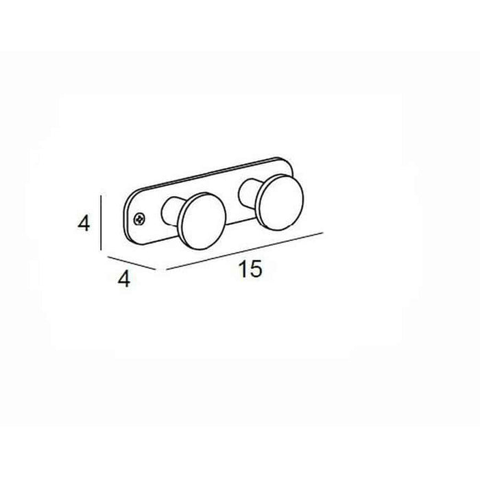 HANDLEBARS TORRENT 01579002 BASSIC Chrome Double Hanger