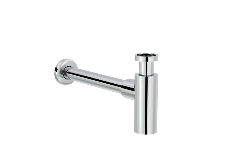 ROCA A5064070C0 AQUA Basic Sifón Mural Cilíndrico de 1 1/4" Lavabo Tubo de 300 Mm Cromo