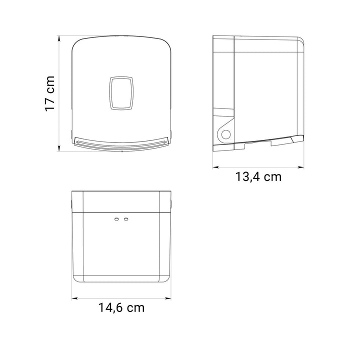 GEDY 24470200000 Dispensador Toallas Papel Blanco