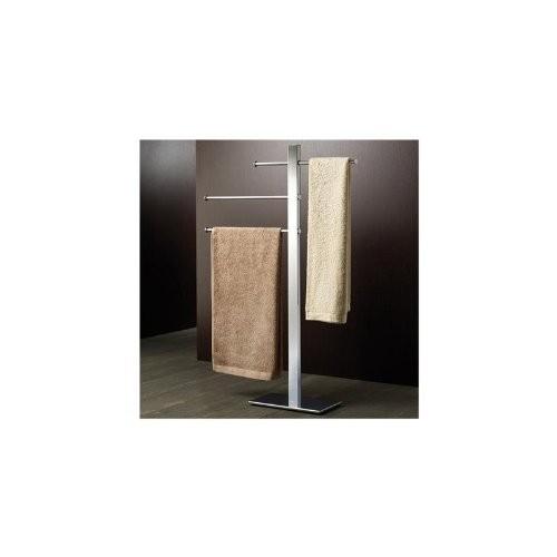 GEDY 76311300000 Toallero Pie 3 Barras Deslizantes Cromo