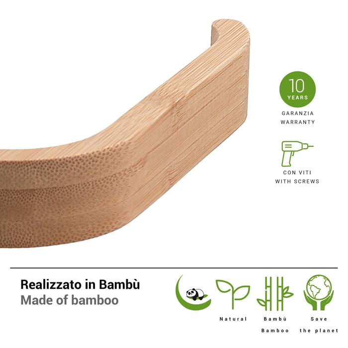 GEDY HY243500000 HIMALAYA Natural Toilet Paper Holder
