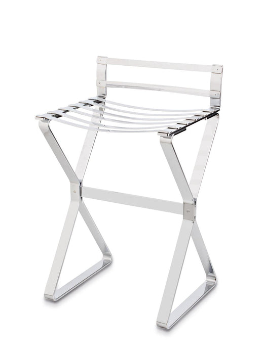BELTRAN 2034 STOOL Philadelphia Bench With Chrome Backrest