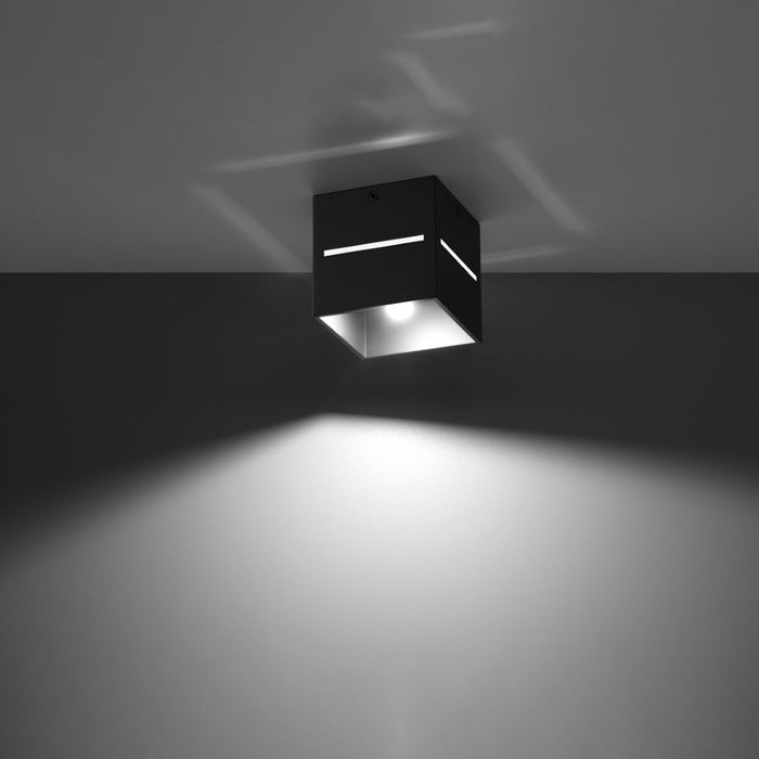 SOLLUX SL.0207 Lámpara de Techo LOBO Negro