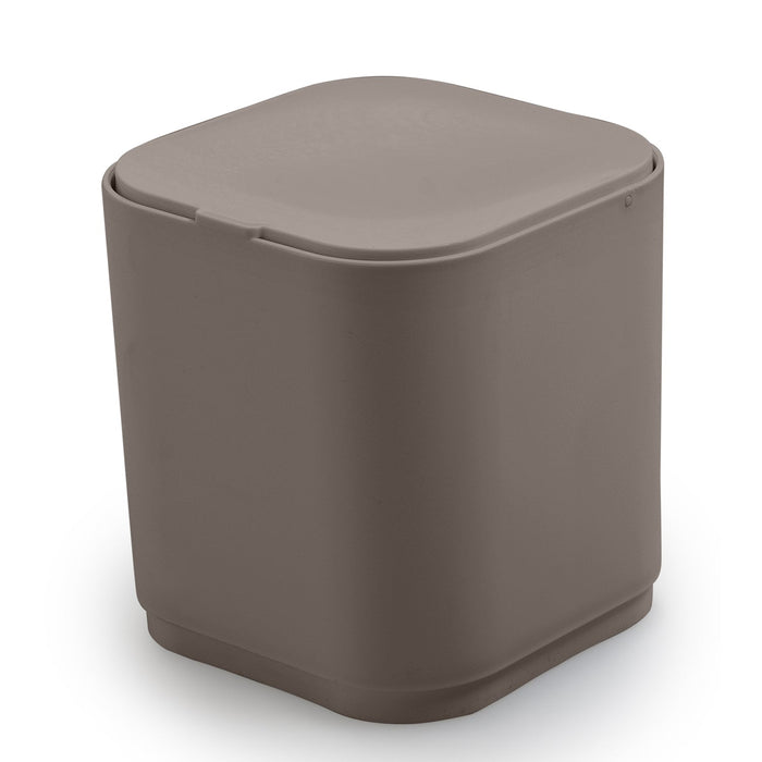 GEDY 63085200300 SEVENTY Papelera De Mesa con Tapa Tórtora