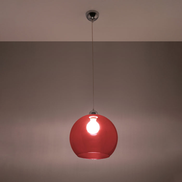 SOLLUX SL.0253 Lámpara Colgante BALL Rojo