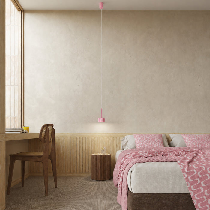 SOLLUX SL.2686 Lámpara colgante AURA 1 rosa Gx53