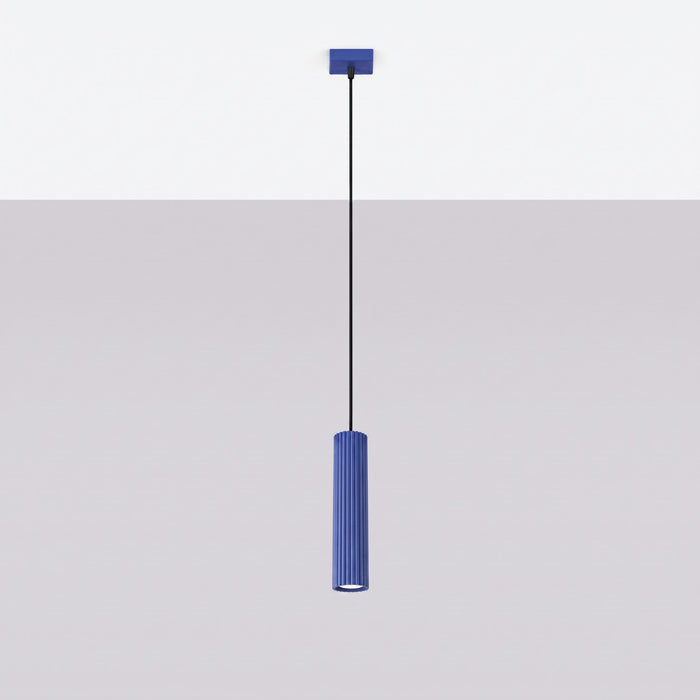SOLLUX SL.2311 Lámpara colgante KARBON 1 ultramarino