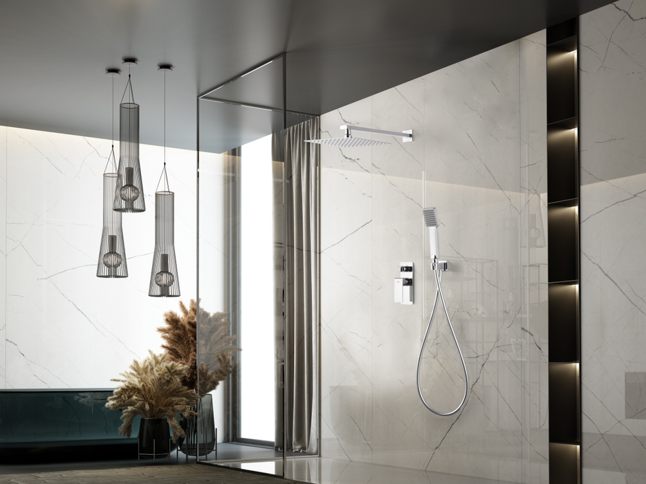 IMEX GPF016 FIYI Conjunto Ducha Monomando Empotrado Cromo