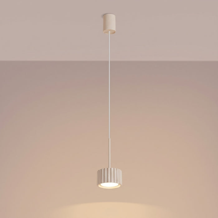 SOLLUX SL.2678 Lámpara colgante AURA 1 beige Gx53
